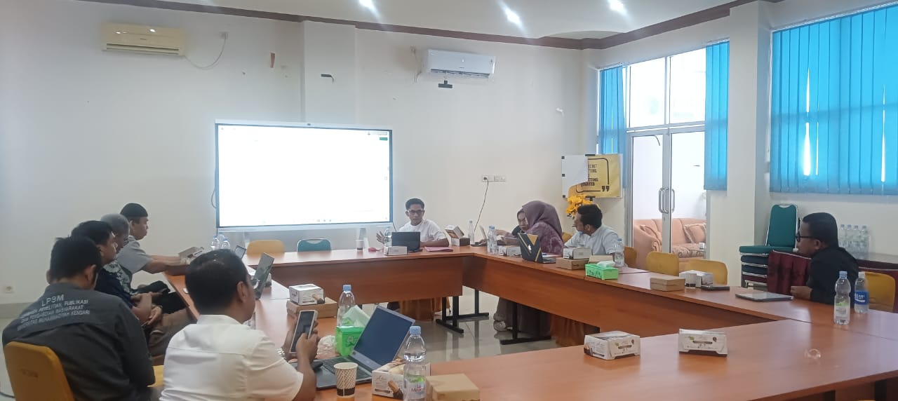 Rapat Verifikasi Data SINTA dan  Evaluasi Akademik di Fakultas Hukum Universitas Muhammadiyah Kendari